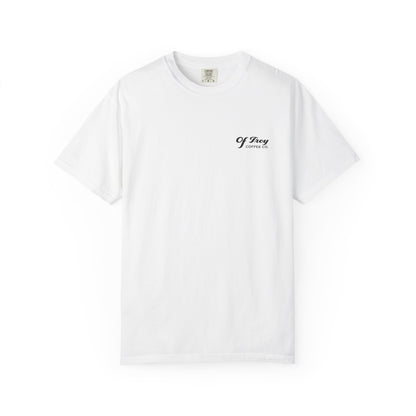 Of Troy Coffee Co White T-Shirt — Logo Tee